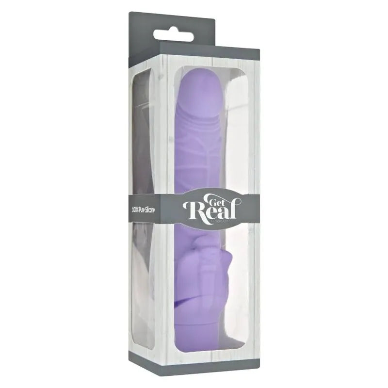 Vibromasseur Silicone Réaliste Avec Stimulateur Clitoridien