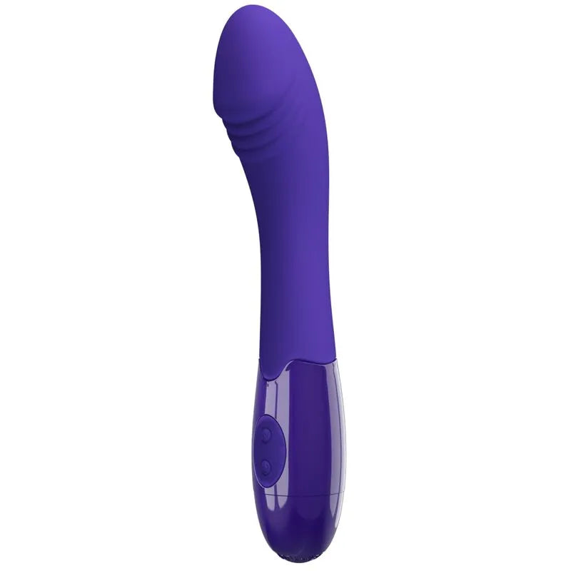 Vibromasseur Silicone Rechargeable 30 Fonctions Violette