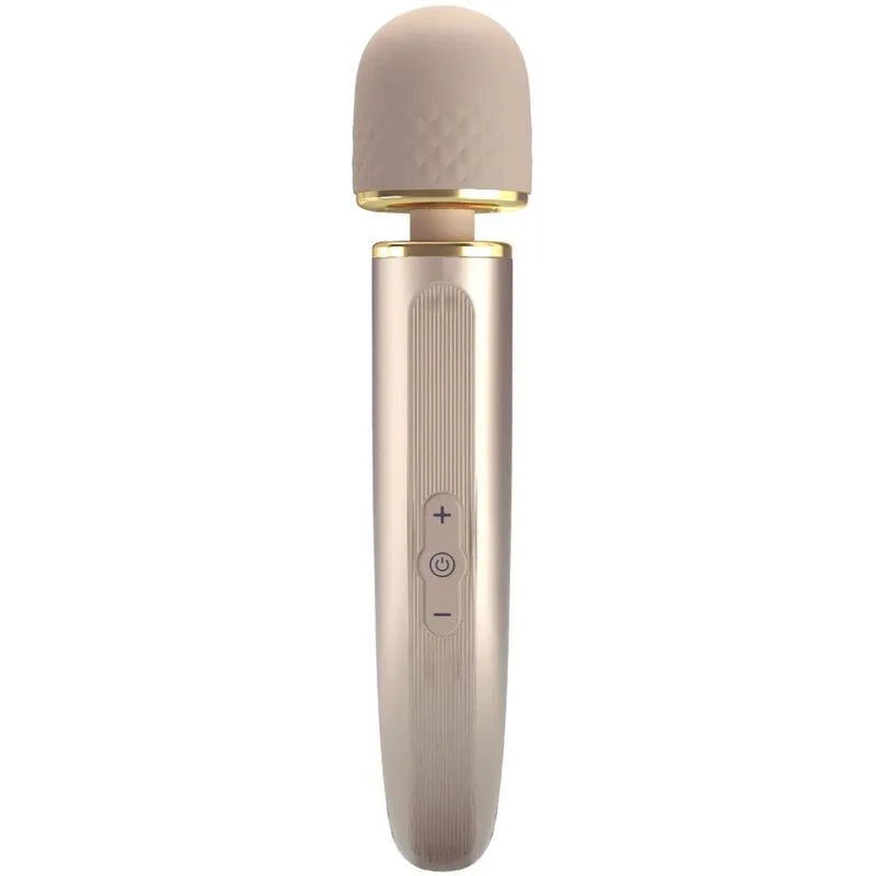 Vibromasseur Silicone Rechargeable Puissant Champagne