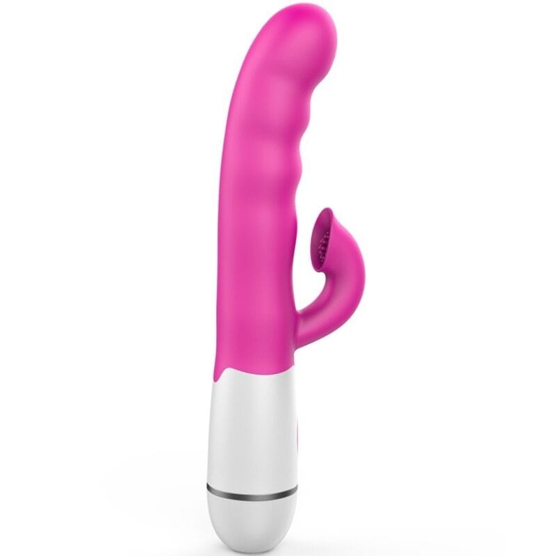 Vibromasseur Silicone Rose 16 Modes Étanche