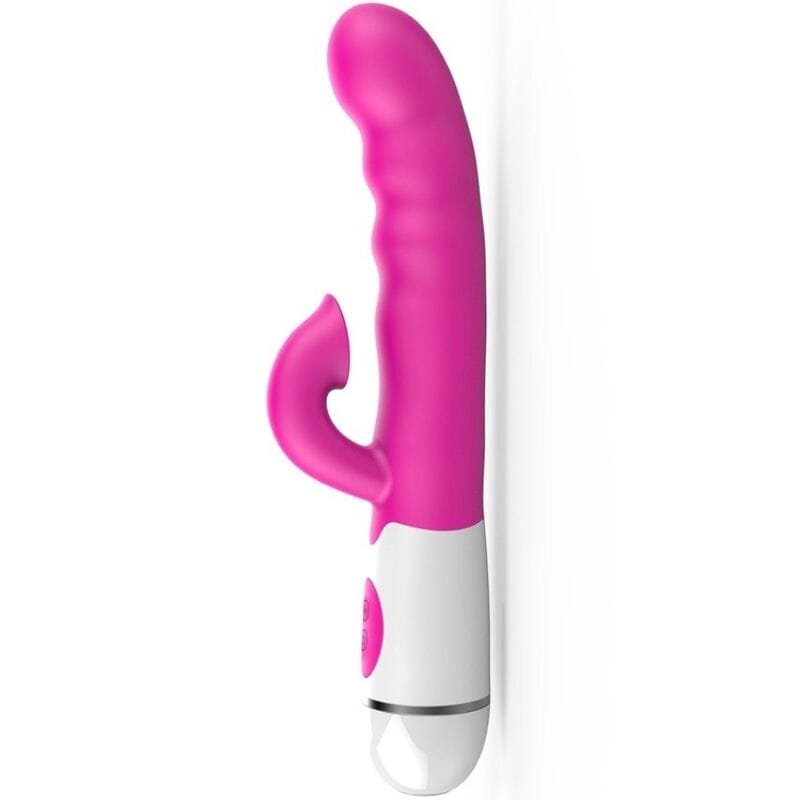 Vibromasseur Silicone Rose 16 Modes Étanche