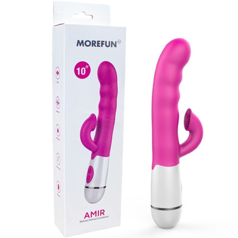 Vibromasseur Silicone Rose 16 Modes Étanche