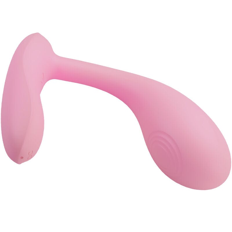 Vibromasseur Silicone Rose Contrôlable À Distance