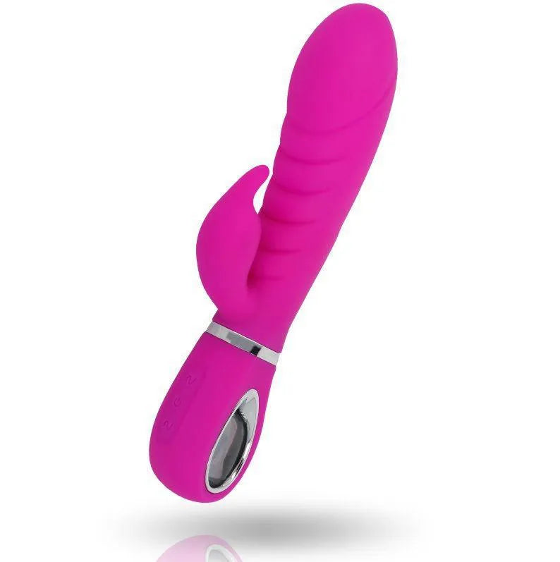 Vibromasseur Silicone Rose Intense Rechargeable