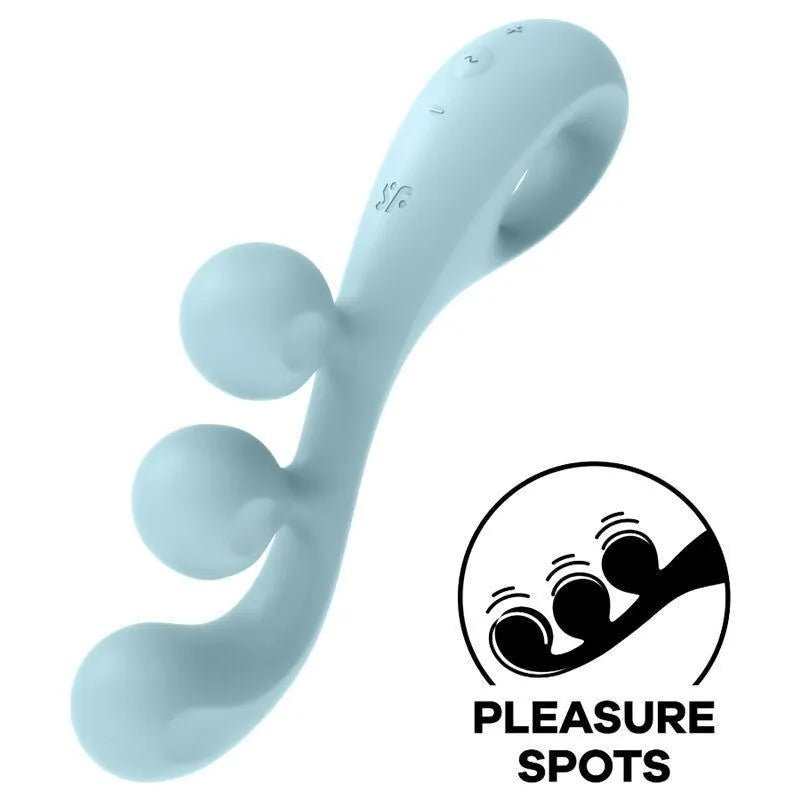 Vibromasseur Silicone Stimulation Triple Étanche