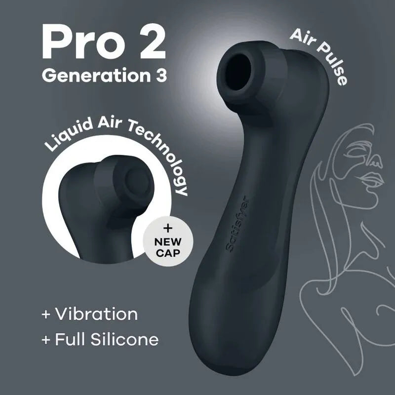 Vibromasseur Silicone Étanche Air Pulse