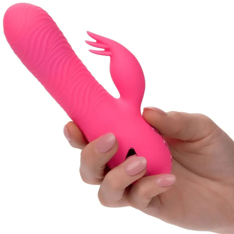 Vibromasseur Silicone Étanche Rechargeable Avec Rotation Et Vibration