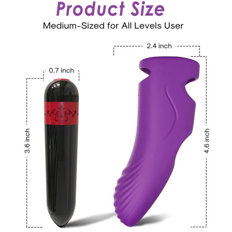 Vibromasseur Silicone Étanche Rechargeable Pour Couple