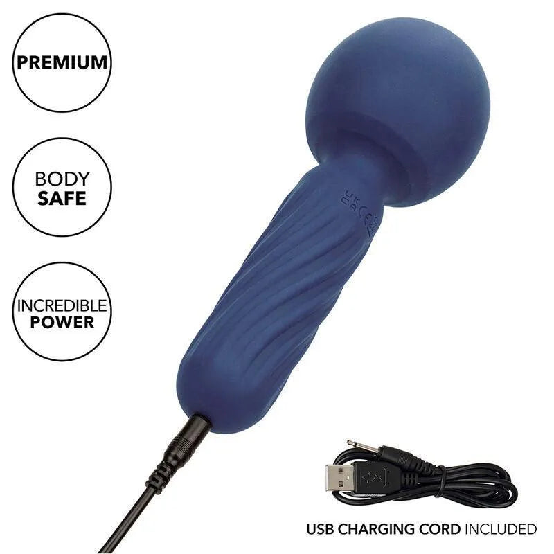 Vibromasseur Silicone Étanche Tête Bulbeuse