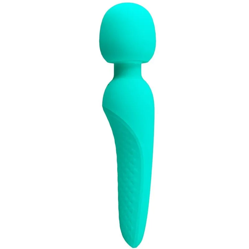 Vibromasseur Silicone Étanche Vert Aqua