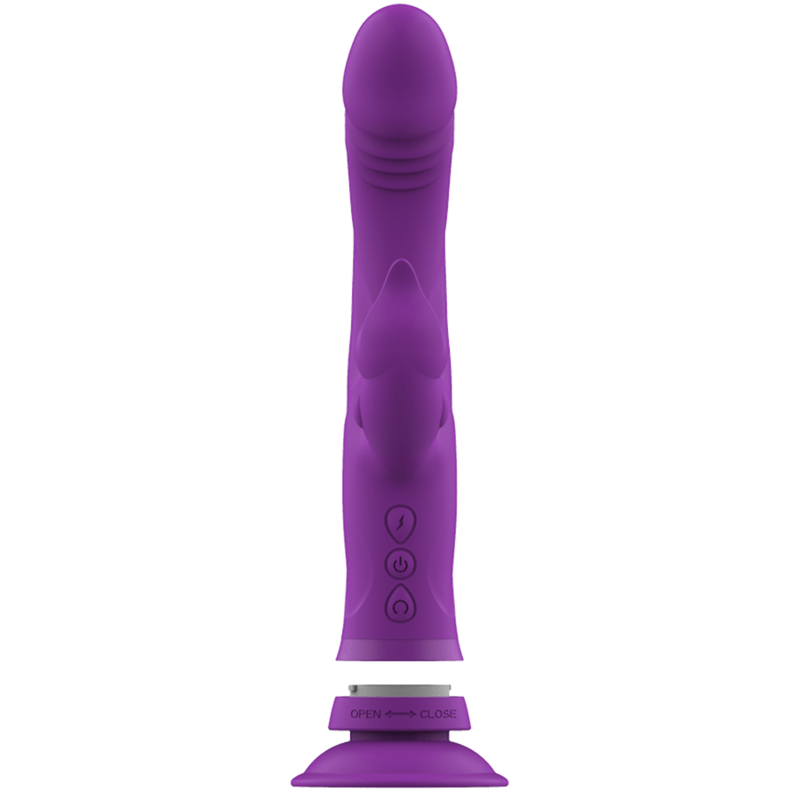 Vibromasseur Silicone Triple Stimulation Étanche