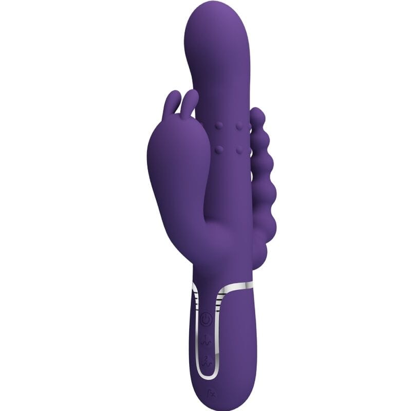 Vibromasseur Silicone Triple Stimulation Puissant