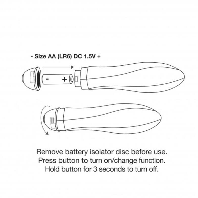 Vibromasseur Silicone Velouté Étanche 7 Réglages