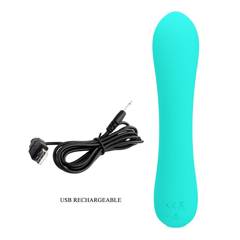 Vibromasseur Silicone Vert Agua Rechargeable