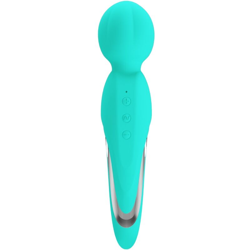 Vibromasseur Silicone Vert Aqua Haute Intensité