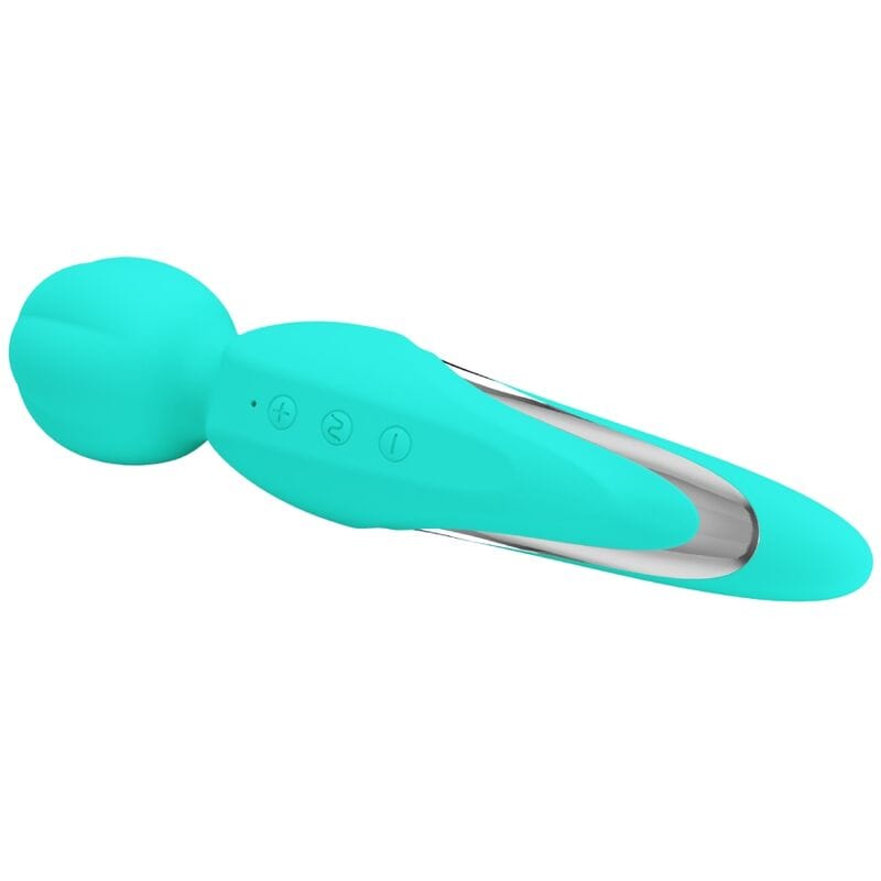 Vibromasseur Silicone Vert Aqua Haute Intensité