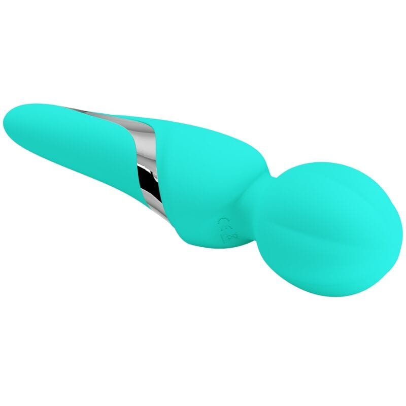 Vibromasseur Silicone Vert Aqua Haute Intensité