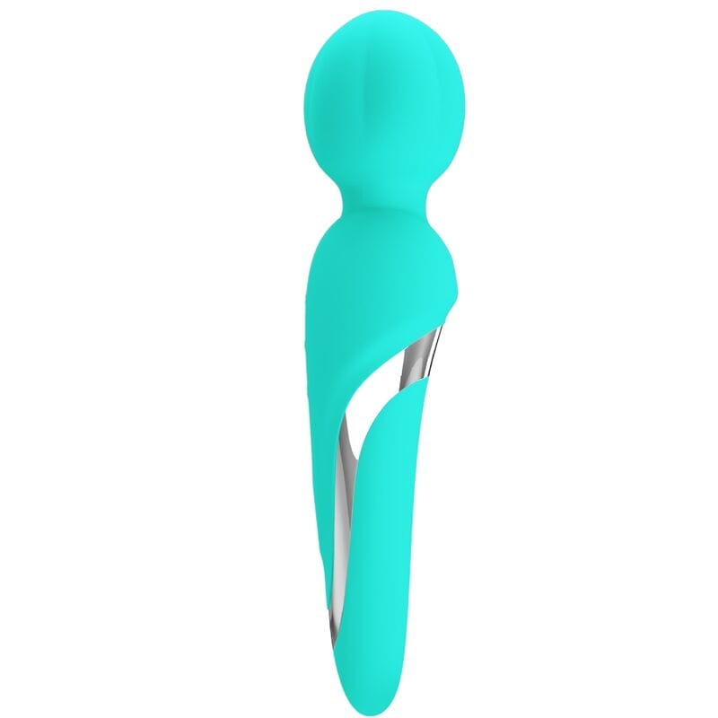 Vibromasseur Silicone Vert Aqua Haute Intensité