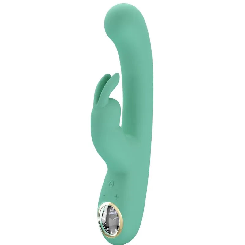 Vibromasseur Silicone Vert Stimulation Point G Et Clitoris