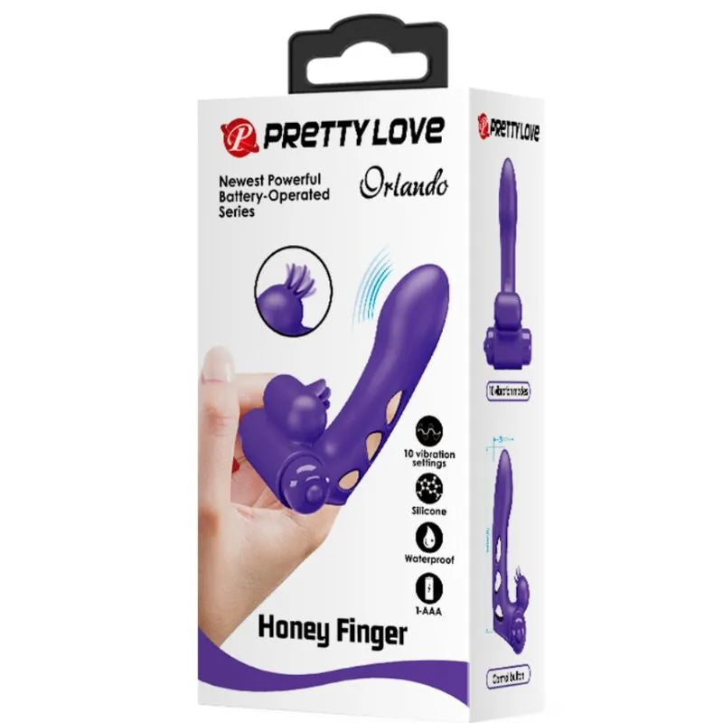 Vibromasseur Silicone Violet 10 Fonctions