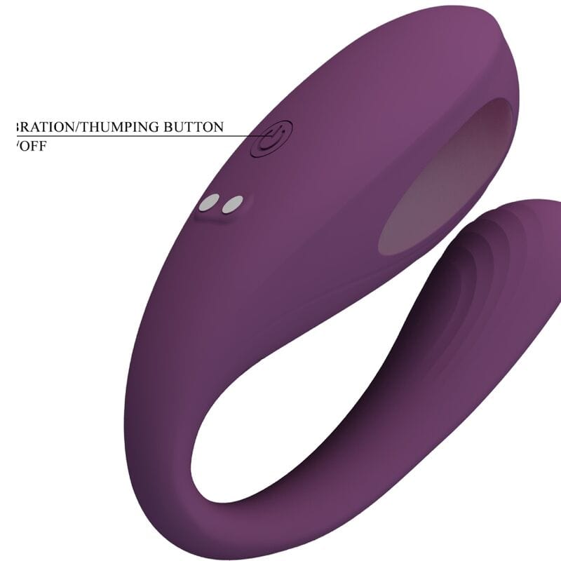 Vibromasseur Silicone Violet 10 Modes Vibration