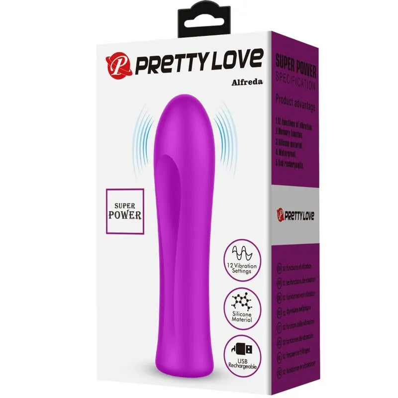 Vibromasseur Silicone Violet 12 Vitesses