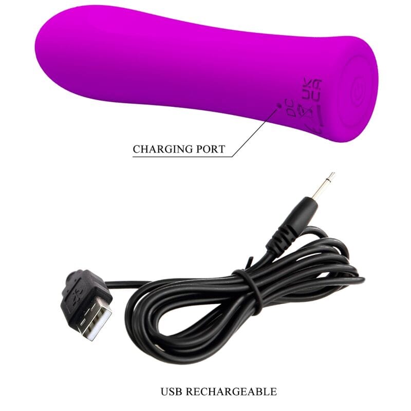 Vibromasseur Silicone Violet 12 Vitesses