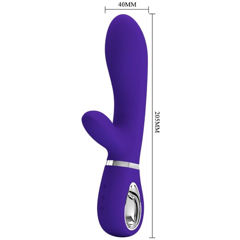 Vibromasseur Silicone Violet 7 Fonctions