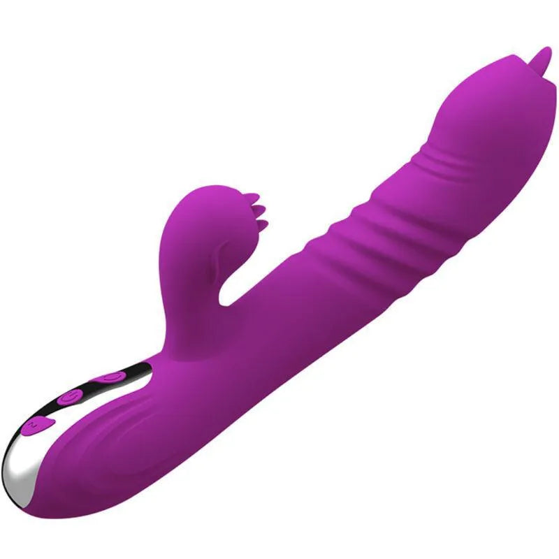 Vibromasseur Silicone Violet Chaud Armony Fairy