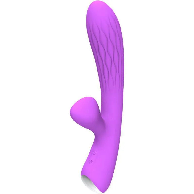 Vibromasseur Silicone Violet Double Stimulation