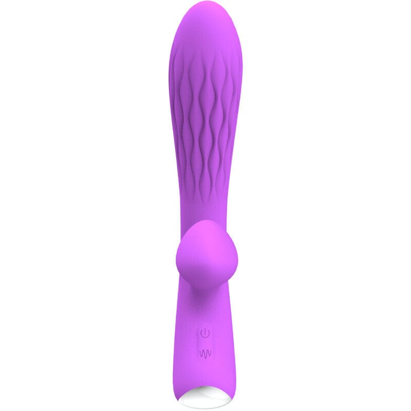 Vibromasseur Silicone Violet Double Stimulation