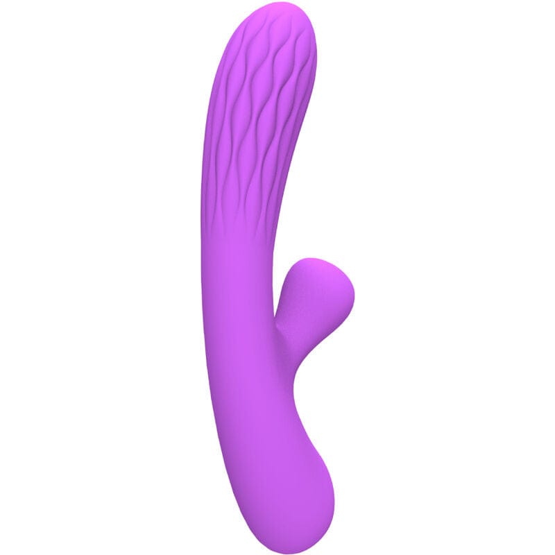 Vibromasseur Silicone Violet Double Stimulation