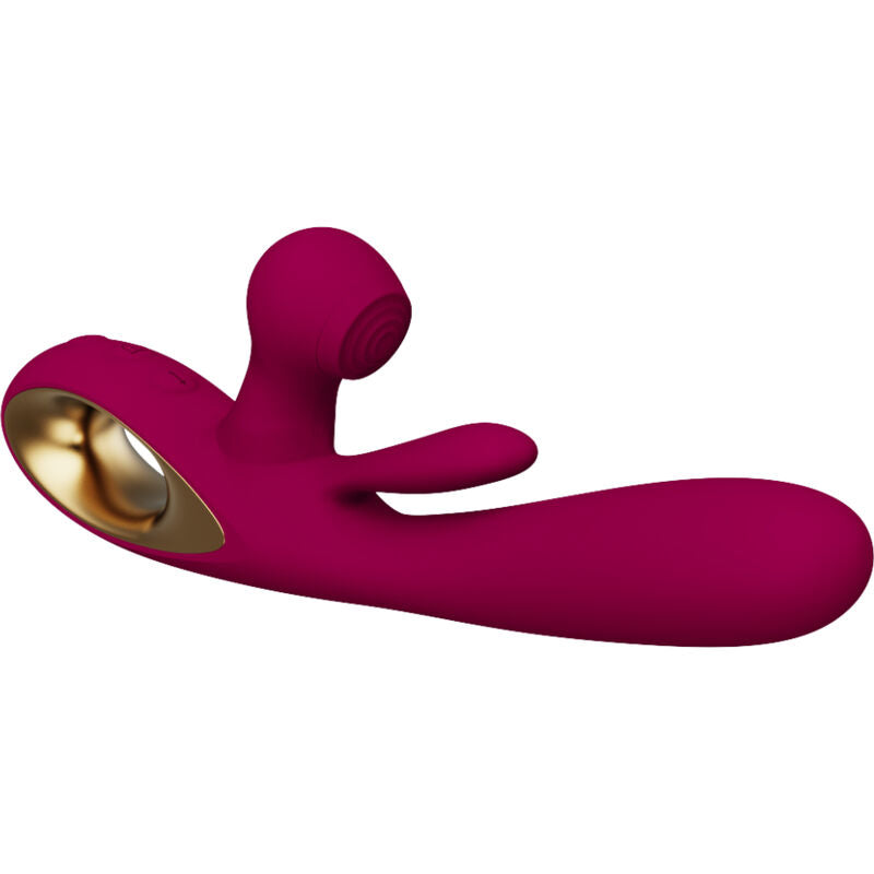 Vibromasseur Silicone Violet Langue Mobile