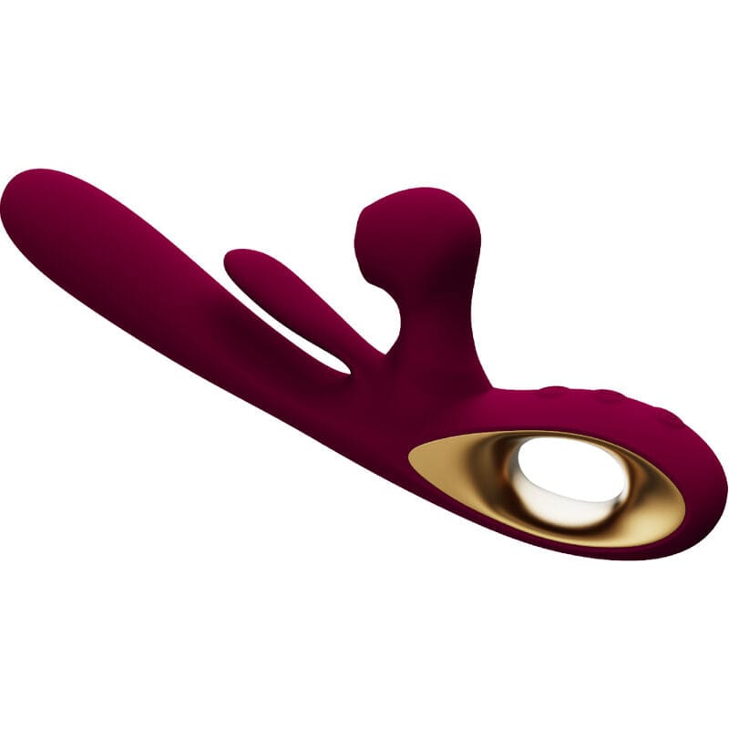 Vibromasseur Silicone Violet Langue Mobile