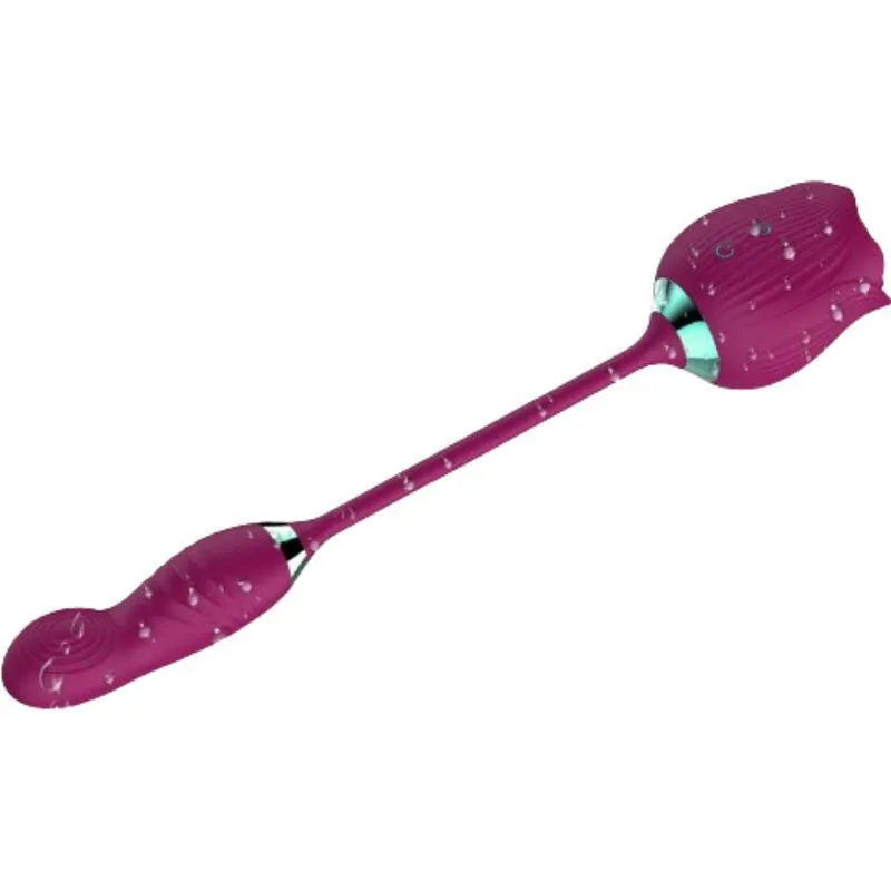 Vibromasseur Silicone Violet Modes Aspiration