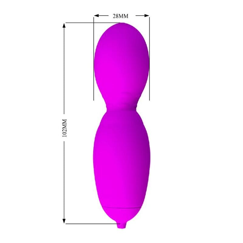 Vibromasseur Silicone Violet Multi-Vitesses