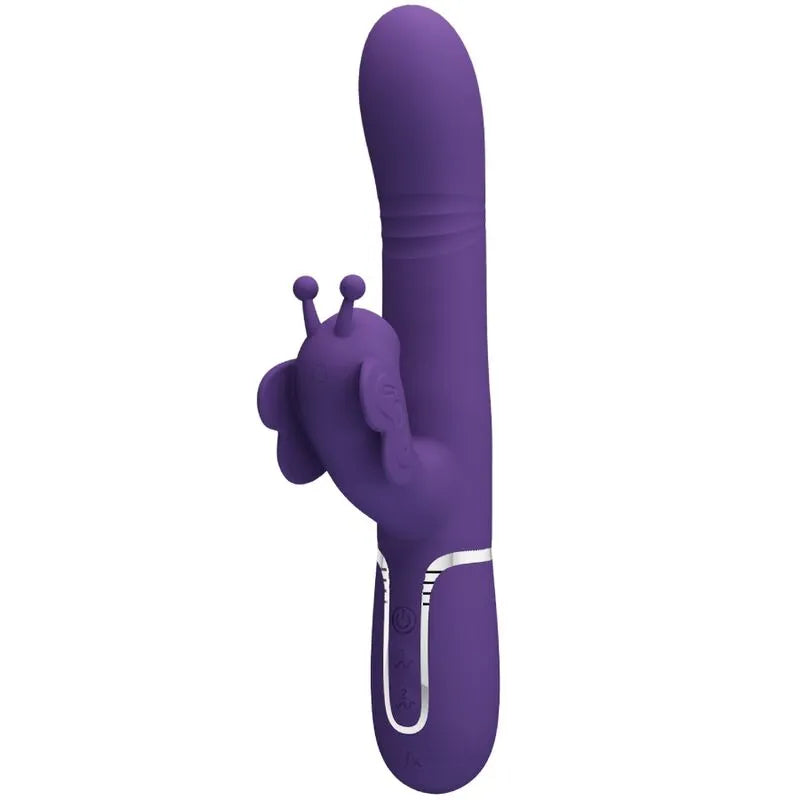 Vibromasseur Silicone Violet Pretty Love Rabbit