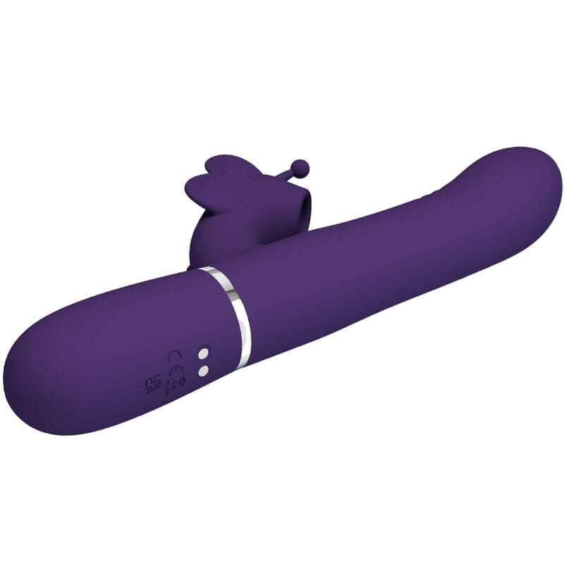 Vibromasseur Silicone Violet Pretty Love Rabbit