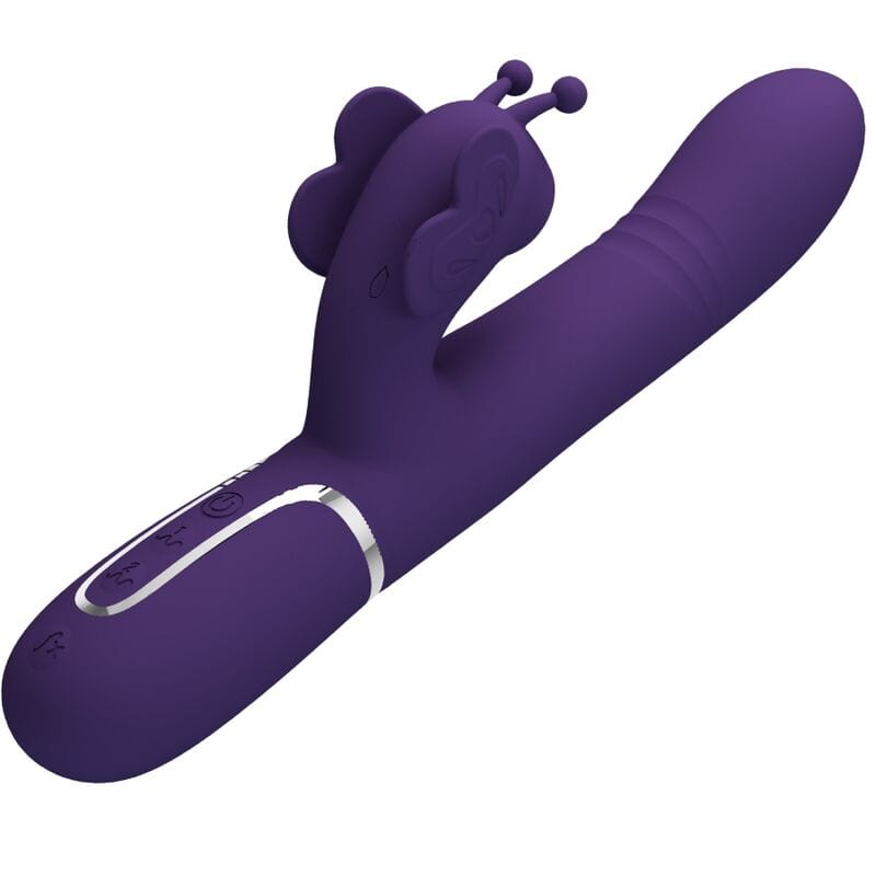 Vibromasseur Silicone Violet Pretty Love Rabbit