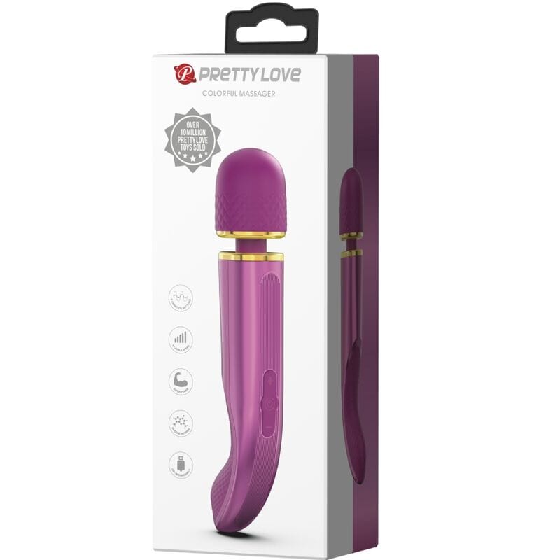 Vibromasseur Silicone Violet Puissant Rechargeable