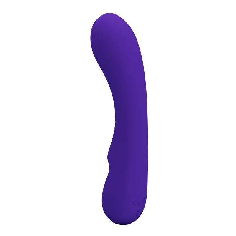 Vibromasseur Silicone Violet Rechargeable 12 Vibrations