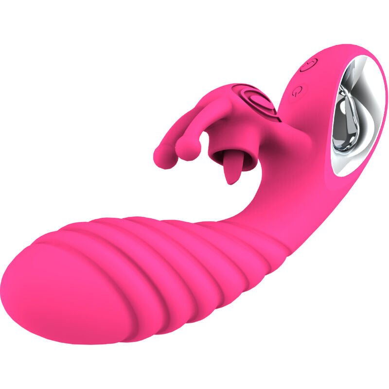 Vibromasseur Silicone Violet Rechargeable Étanche