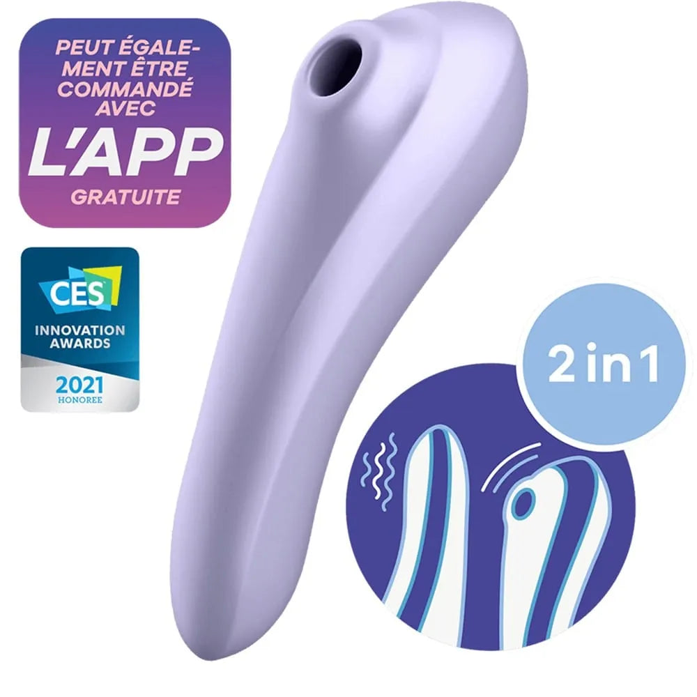 Vibromasseur Stimulateur Clitoris Silicone Violet