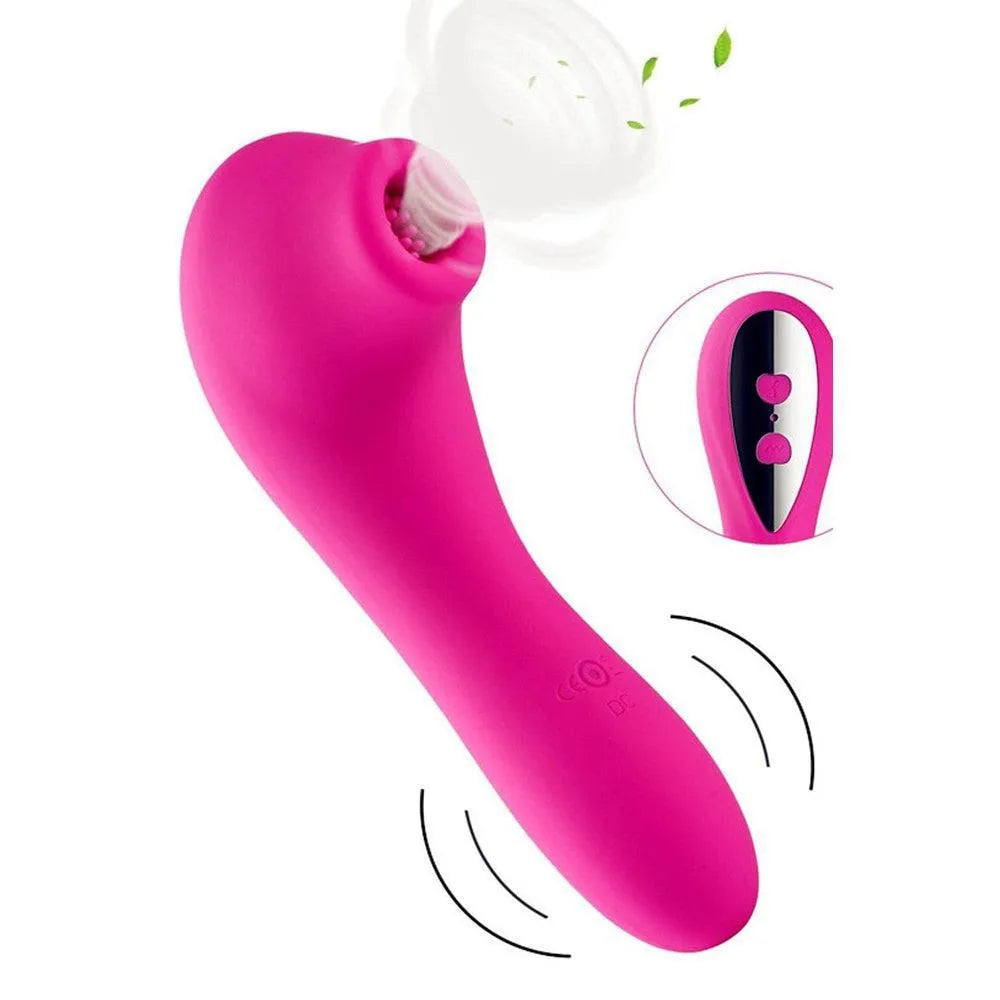 Vibromasseur Stimulateur Rose Double Fonctionnalité