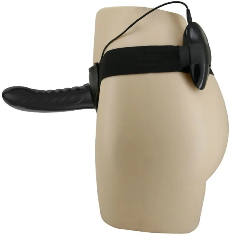 Vibromasseur Strap-On Silicone Ajustable