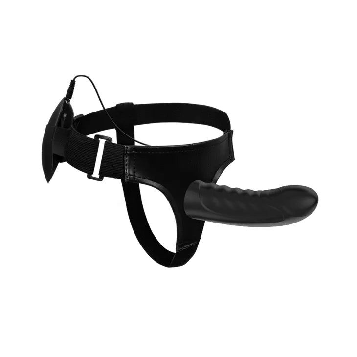 Vibromasseur Strap-On Silicone Ajustable