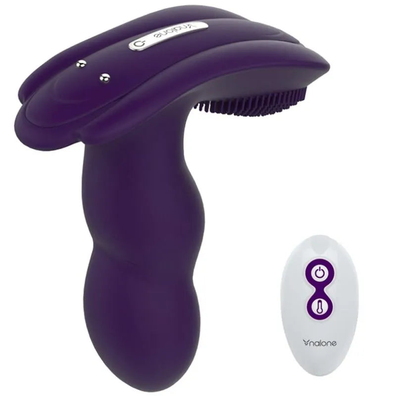 Vibromasseur Télécommandé Silicone Rose Élégant