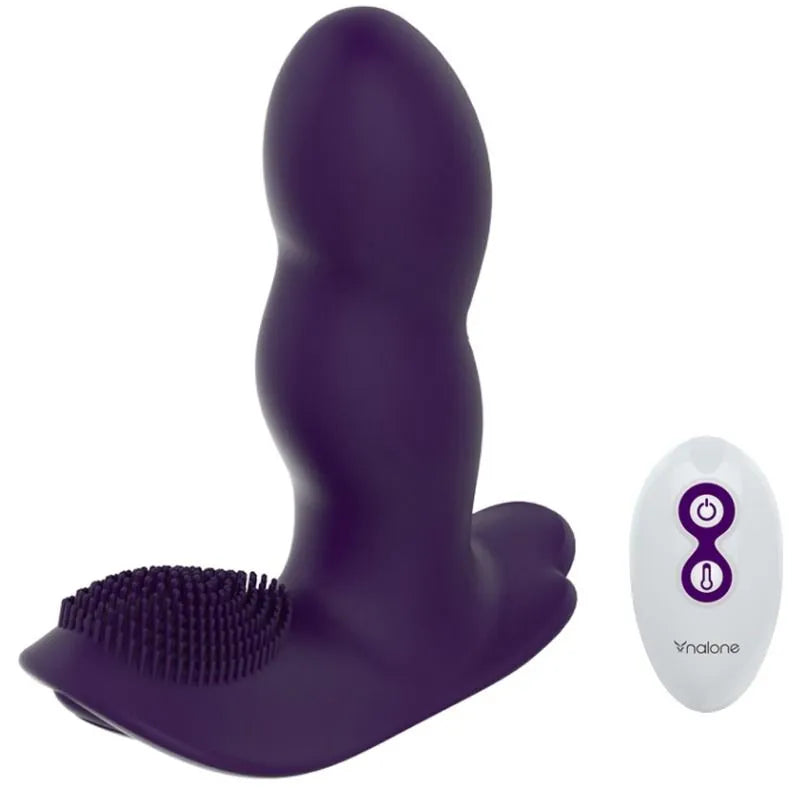 Vibromasseur Télécommandé Silicone Rose Élégant