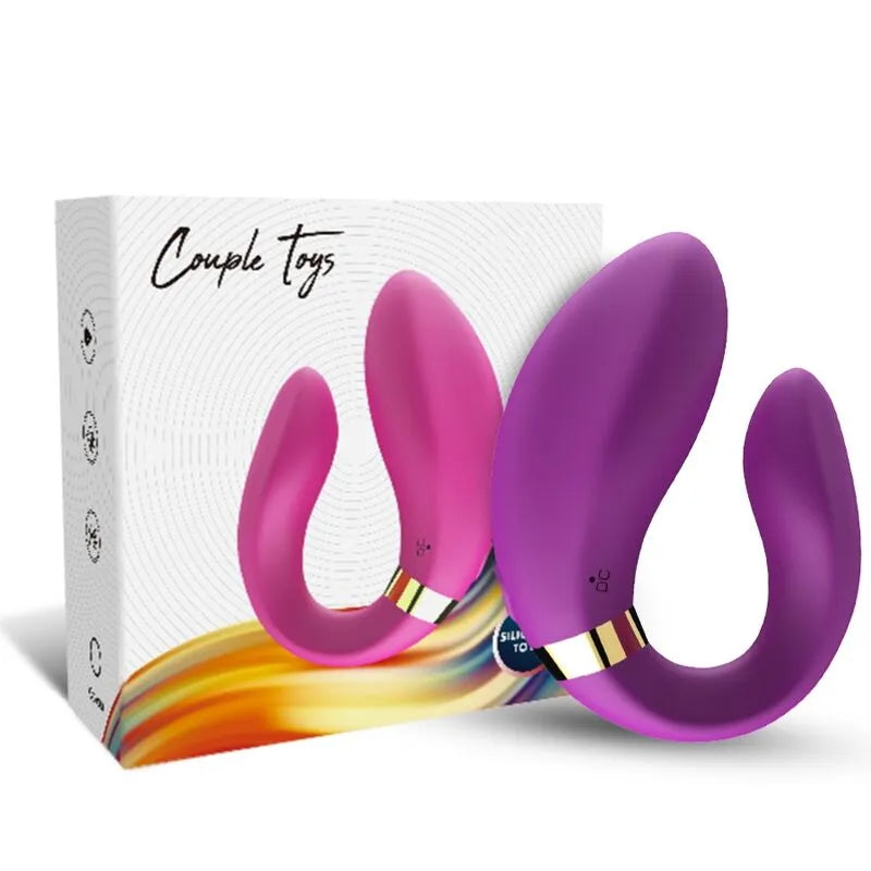 Vibromasseur Étanche Couples Silicone Armony