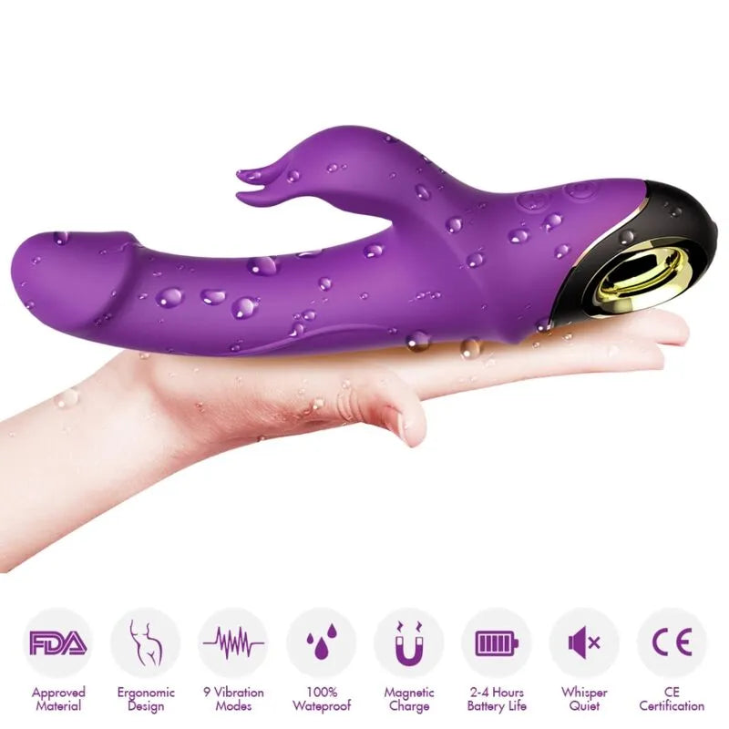 Vibromasseur Étanche En Silicone Médical Pour Bain